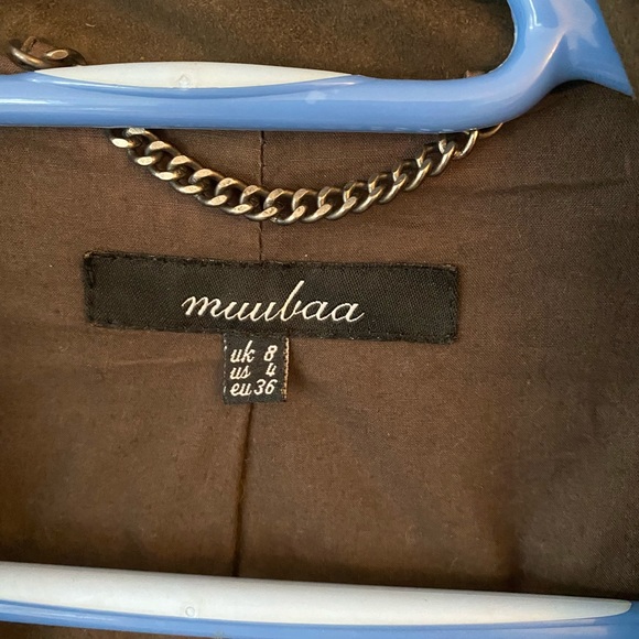 Muubaa suede drape jacket - Picture 5 of 8